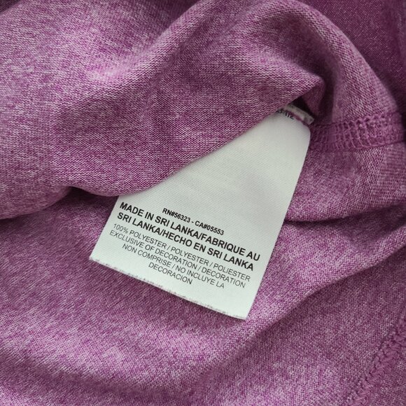 Nike dri-fit women's purple athletic running tank top "Miles Ahead" size XS - Picture 7 of 9